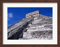 Framed El Castillo Chichen Itza up close