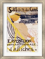 Framed Poster advertising the 'Exposition Internationale d'Affiches', Paris, c.1896