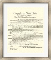 Framed Bill of Rights (Document)