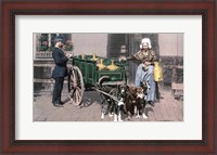 Framed Vintage Dutch Cart