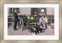 Framed Vintage Dutch Cart