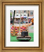 Framed Dutch Cheese Market photograph