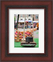 Framed Dutch Cheese Market photograph