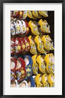 Framed Dutch Souvenir Store Selling Clogs