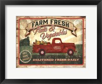 Framed Farm Fresh Produce