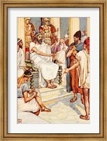 Framed Solon the Wise Lawgiver of Athens