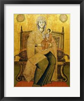 Framed God's Mother On The Throne