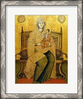 Framed God's Mother On The Throne