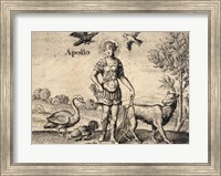 Framed Greek God Apollo
