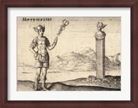 Framed Greek God Mercury