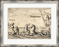 Framed Greek Gods Neptune
