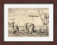 Framed Greek Gods Neptune