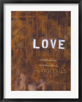 Framed Love Never Fails I