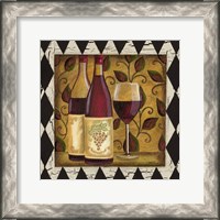 Framed Harlequin & Wine I