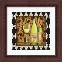 Framed Harlequin & Wine II