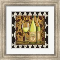Framed Harlequin & Wine II