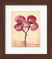 Framed Orchid Sketch I