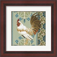 Framed Cottage Rooster III