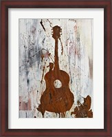 Framed Rust Guitar