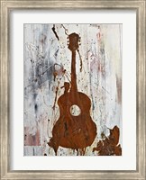 Framed Rust Guitar