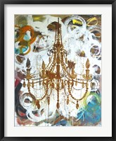 Framed Rust Chandelier