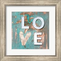 Framed Love Patina I