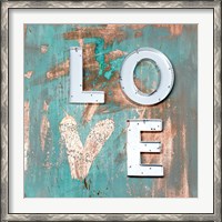 Framed Love Patina I