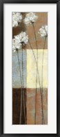 Framed Raku Blossoms I