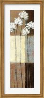 Framed Raku Blossoms II