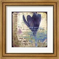 Framed Blooming Purple I