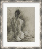 Framed Charcoal Figure Study I
