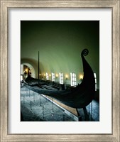 Framed Oseberg Ship Viking Ship Museum Oslo Norway