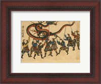 Framed Chinese Dragon Dance