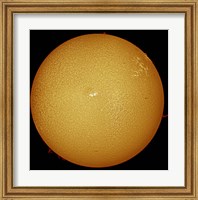 Framed sun in H-alpha light