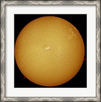 Framed sun in H-alpha light