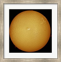 Framed sun in H-alpha light