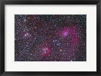 Framed Area of Flaming Star Nebula and complex in Auriga