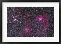 Framed Area of Flaming Star Nebula and complex in Auriga