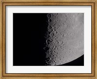 Framed South terminator of 7 day moon