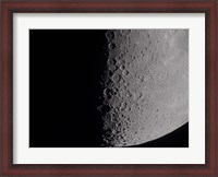 Framed South terminator of 7 day moon