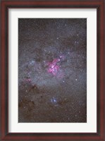 Framed Eta Carinae Nebula area of the southern Milky Way