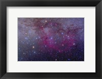 Framed extensive Gum Nebula area in the constellation Vela