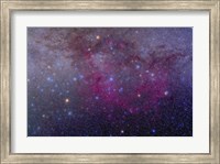 Framed extensive Gum Nebula area in the constellation Vela