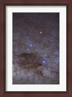 Framed Southern Cross and Coalsack Nebula in Crux