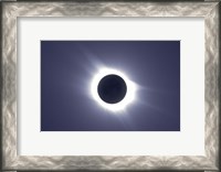 Framed Total solar eclipse