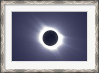 Framed Total solar eclipse