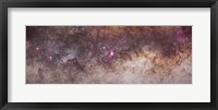 Framed Mosaic of the constellations Scorpius and Sagittarius in the southern Milky Way