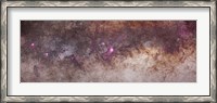 Framed Mosaic of the constellations Scorpius and Sagittarius in the southern Milky Way
