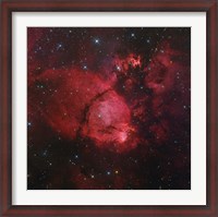 Framed NGC 896 in the Heart Nebula in Cassiopeia