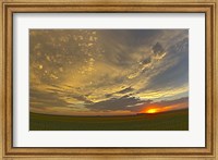 Framed Cloudscape at sunset, Alberta, Canada